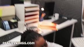 Office Temptation: Kira Noir's Steamy Encounter with Van Wylde!