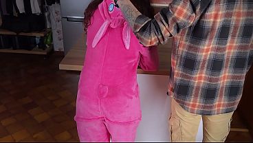 Innocent stepdaughter seduced, tesed and fucked by perv stepdad! Teen stepdaughter taboo