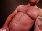 Handsome Stud Colby Jansen Jerks Off His Erect Dick And Cums