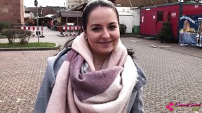 Christmas market closed! Stranger fucks me bare!