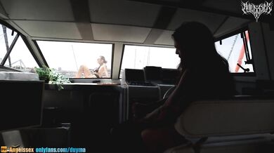 Curvy Angelssex Destroys Cock On Boat Gushing Cum On Fat Ass Public
