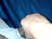 Straight guy massage his dick during Self quarantine covid 19
