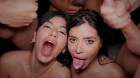 2 Babes Called Us Because They Wanted To Be In A Gangbang Together  -Yenifer Chacon & Sara Retali