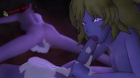 Jaune Ruby and Yang Threesome - Futa Alt