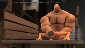 Big russian man breaks scout | Team Fortress 2
