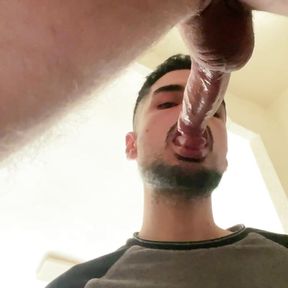 eating my friends cum