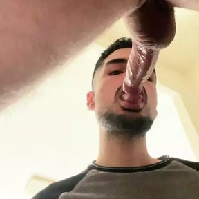 eating my friends cum