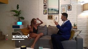 behind the scenes of small tits babe kinuski hot fuck with mugur