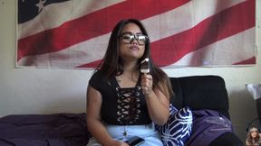 Deaf Phillipino Filipino ASL eating ice cream like a cock