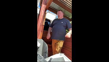 Blue Collar Cubby Bear Working, Pissing, Cumming, and Showering