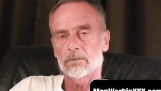 Hairiest Amateur's Jizzy Mess After Masturbation Session