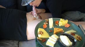 cheese fetish blowjob with saliva