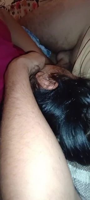 My Stepsister Sucks My Cock, Fucks Her in the Throat and I Cum in Her Mouth and She Swallows My Cum.