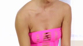 Sabrina Banks massaging some cock