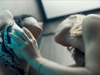 Slutty Blond Beauty Seduces Brunette hair At Dressing Room - Sexy Lesbo Sex Previous to Unbirth VORE TRAILER