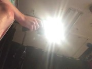 Porn star Wade Hicks cam show cum