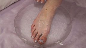 Cute Feet Rub Lotion All Over