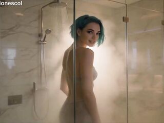 Bulma: The Blue-Haired Scientist Wishes It All — Trio BJ AI Porn Spanish Audio