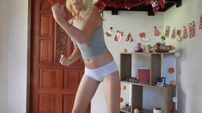 Sweaty Workout+butt Lifting+pee Pants