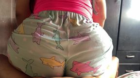 My friend with the big ass wanted to fuck