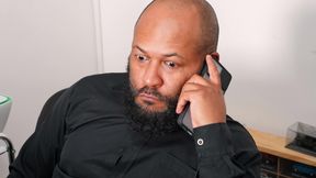 My wife didn't answer because the customer was important