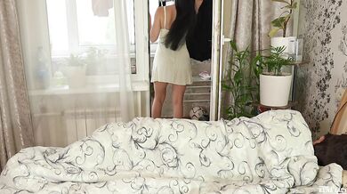 Russian Stepsister Fills Her Mouth With Cum From A Slow Blowjob