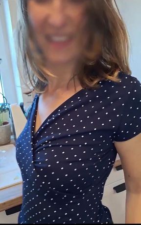 Squirting, Humiliation, and Kitchentool Insertion - a Hotwifemilf Gets Fucked Hard in Her Kitchen and on the Dining Table