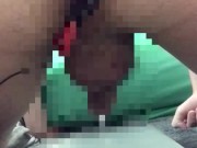 【ドロドロ精液】エネマグラヒクヒクさせながらビュルビュルぶっかけ