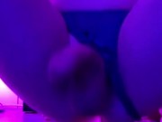 Sissy Kara Squirts Riding Dildo