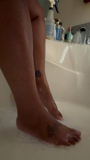 Soapy toes
