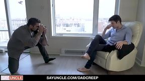 Hot stepDaddy Teases His Stepson For an StepDad and StepSon Sex