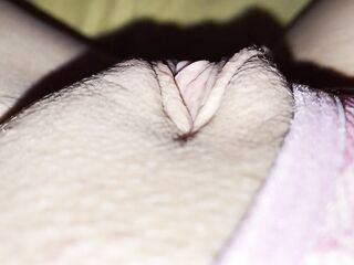 Touching My Large Chubby Clitoris Whilst Watching Porn