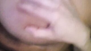 Hubby stuffing my creamy cunt with BWC after two different men creampied me into the same day