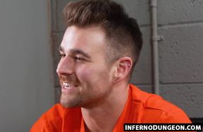 InfernoDungeon.com - Declan Blake's smooth ass double fisting with Ace