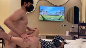 Hairy COUGAR gets a nasty sucking and takes a facial before getting pounded stiff