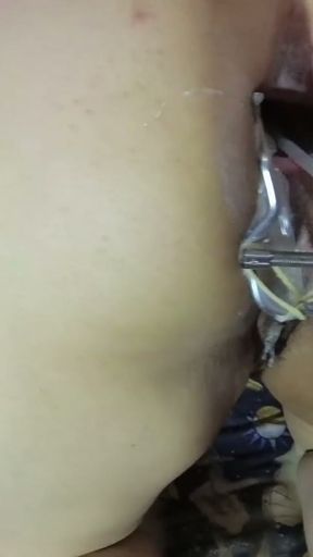 I love drinking smoothies from my anal slut's ass hole   Clip 2