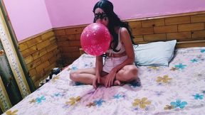 I Want to Stick My Dick Into Her Sexy Slut Filling Balloons