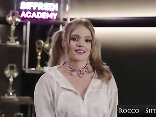 ROCCO SIFFREDI - Blond Student Railed By Teacher's Massive Ramrod