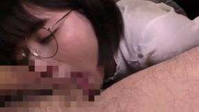 Short-haired Bookworm with Glasses Gets Fucked by Stud - Hot XXX Scene Inside View