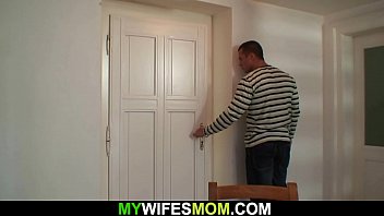 He doggy-fucks big tits blonde girlfriends mommy