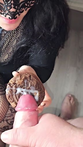 Spectacular moment from &quot;Eating Cum - Cookie Fun - Millie Fox&quot;