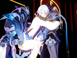 Ayato drilled by NPCs - Genshin Impact Queer Comics R34