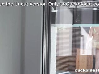 BUSTED! Wife Catches Husband Wanking Another Guy and She Wants In at Cuckoldest