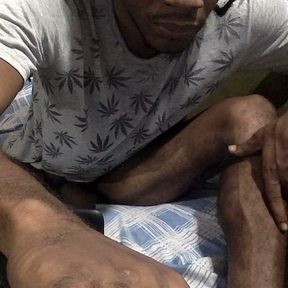 Caught Black Sexy Boy Masterbating
