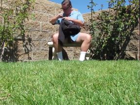 Outdoor Park Jerkoff 4