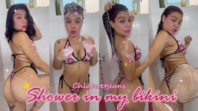 SHOWER IN MY BIKINI