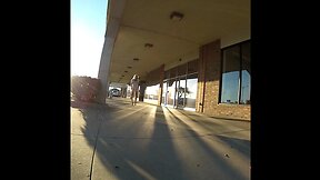 Sunset Stroll: Smoking Slut`s Local Streets