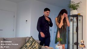 Aaliyah Lets Her Husband&#039;s Best Friend Give Her a Deep Creampie