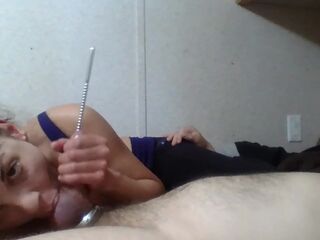 Sounding and Ball Sucking Climax