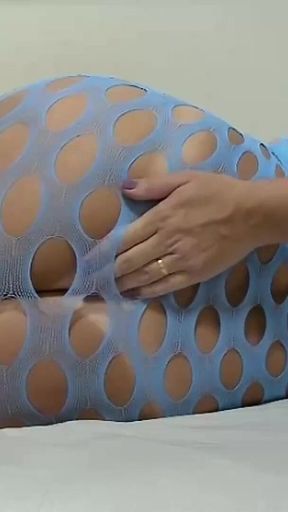 The Cuckold Can Never Resist Seeing Me Showing My Hole and Cums Massively